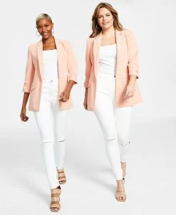 INC International Concepts Women's Menswear Blazer, Created For Macy's -Anne Klein Sales Store 23480725 fpx