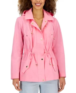 Charter Club Women's Water-Resistant Hooded Anorak Jacket, Created For Macy's 10 Charter Club Women's Water-Resistant Hooded Anorak Jacket, Created For Macy's -Anne Klein Sales Store 23481408 fpx