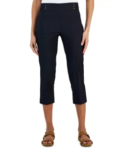 JM Collection Embellished Pull-On Capri Pants, Created For Macy's -Anne Klein Sales Store 23481888 fpx