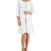 Kasper Women's Scalloped-Edge Long Jacket Topper & Jacquard Empire-Seamed Sheath Dress