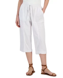 Karen Scott Women's Quinn Cotton Pull-On Capri Pants, Created For Macy's -Anne Klein Sales Store 23502746 fpx