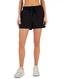 ID Ideology Women's Drawstring Running Shorts, Created For Macy's