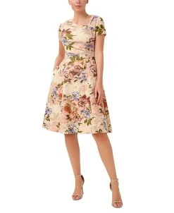 Adrianna Papell Women's Matlesse Fit & Flare Cocktail Dress