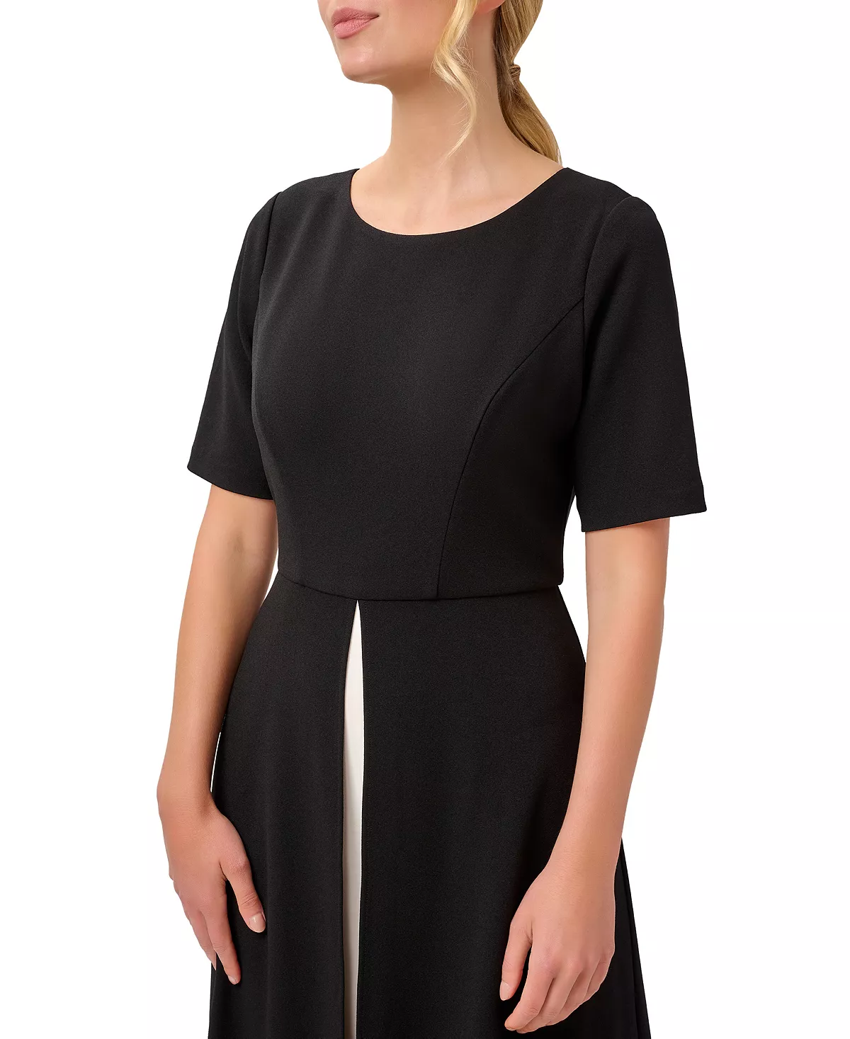 Adrianna Papell Women's Colorblocked Walkthrough Jumpsuit 3 Adrianna Papell Women's Colorblocked Walkthrough Jumpsuit - Image 3