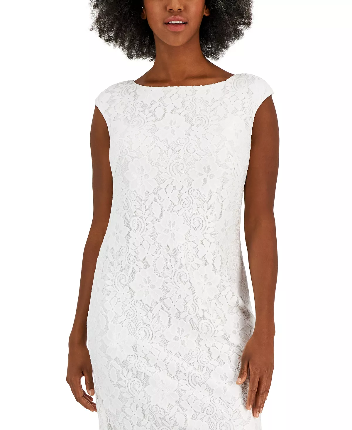 Kasper Women's Morgan Sleeveless Floral-Lace Shift Dress 5 Kasper Women's Morgan Sleeveless Floral-Lace Shift Dress - Image 5