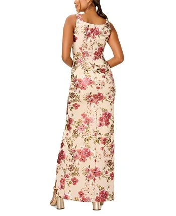 Adrianna Papell Women's Floral-Print Ruched Gown 2 Adrianna Papell Women's Floral-Print Ruched Gown - Image 2