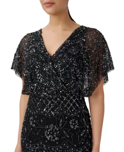 Adrianna Papell Women's Beaded Blouson Gown 6 Adrianna Papell Women's Beaded Blouson Gown -Anne Klein Sales Store 23531417 fpx