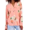 INC International Concepts Women's Print Zip-Pocket Top, In Regular & Petite, Created For Macy's