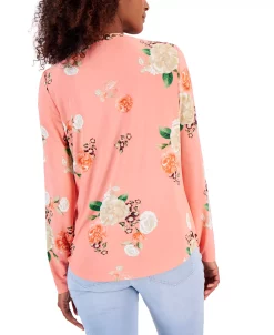 INC International Concepts Women's Print Zip-Pocket Top, In Regular & Petite, Created For Macy's 8 INC International Concepts Women's Print Zip-Pocket Top, In Regular & Petite, Created For Macy's -Anne Klein Sales Store 23531676 fpx