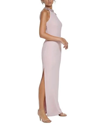 Vince Camuto Women's Sequin-Embellished Halter Column Gown 3 Vince Camuto Women's Sequin-Embellished Halter Column Gown - Image 3