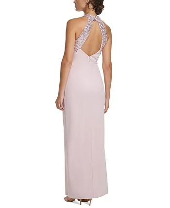 Vince Camuto Women's Sequin-Embellished Halter Column Gown 2 Vince Camuto Women's Sequin-Embellished Halter Column Gown - Image 2