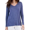INC International Concepts Women's Heathered Long-Sleeve Tunic, Created For Macy's