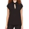 Michael Kors Women's Twist-Neck Sleeveless Top