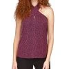 Michael Kors Women's Micro-Print Halter Top