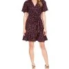 Michael Kors Women's Flutter-Wrap Mini Dress