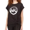 Michael Kors Women's Tied Logo T-Shirt