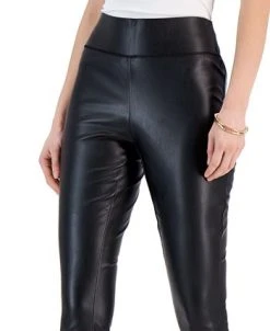 INC International Concepts Women's Faux-Leather Leggings, Created For Macy's -Anne Klein Sales Store 23541107 fpx