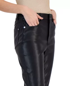 INC International Concepts Women's Faux-Leather Skinny Pants, Created For Macy's -Anne Klein Sales Store 23541210 fpx