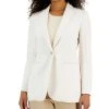 Anne Klein Women's Contour Stretch One-Button Jacket