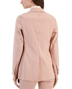 Anne Klein Women's Printed Tech Stretch Single-Button Blazer 6 Anne Klein Women's Printed Tech Stretch Single-Button Blazer -Anne Klein Sales Store 23542162 fpx