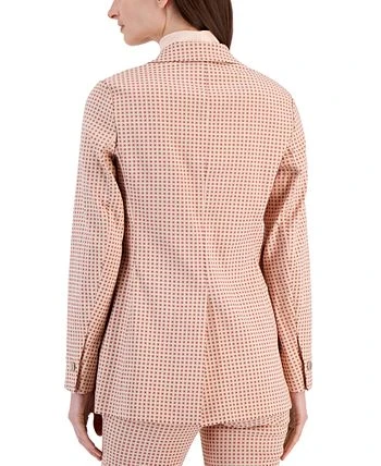 Anne Klein Women's Printed Tech Stretch Single-Button Blazer 2 Anne Klein Women's Printed Tech Stretch Single-Button Blazer - Image 2