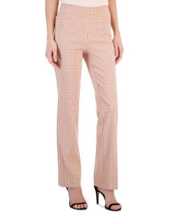 Anne Klein Women's High-Rise Pull-On Bootcut Pants