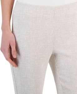 Anne Klein Women's High-Rise Pull-On Slim-Leg Ankle Pants -Anne Klein Sales Store 23542268 fpx