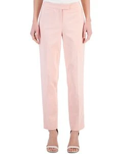 Anne Klein Women's Bowie Double-Weave Straight-Leg Pants