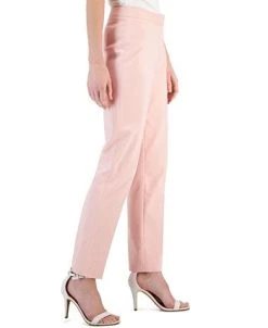 Anne Klein Women's Bowie Double-Weave Straight-Leg Pants -Anne Klein Sales Store 23542341 fpx