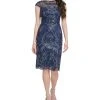 Vince Camuto Women's Embellished Cap-Sleeve Dress