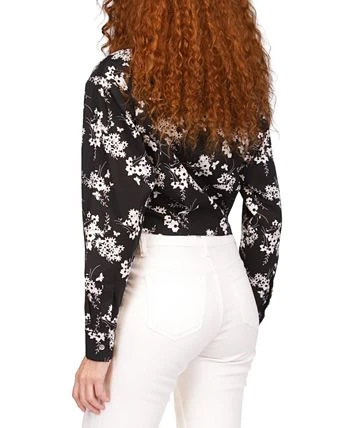 Michael Kors Women's Cotton Botanical Tie Shirt 2 Michael Kors Women's Cotton Botanical Tie Shirt - Image 2