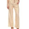 Michael Kors Women's Giraffe High-Slit Pants