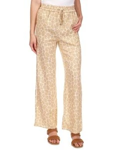 Michael Kors Women's Giraffe High-Slit Pants