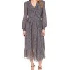 Michael Kors Women's Micro Giraffe-Print Midi Dress