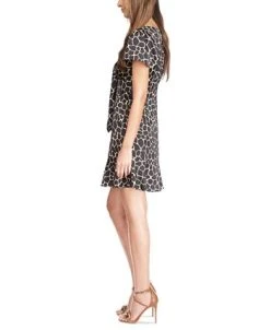 Michael Kors Women's Giraffe-Print Tie Cutout Dress -Anne Klein Sales Store 23556137 fpx