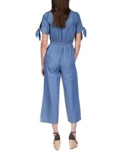 Michael Kors Women's V-Neck Tie-Sleeve Jumpsuit -Anne Klein Sales Store 23560523 fpx