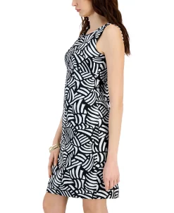 Kasper Jacquard Sleeveless Sheath Dress -Anne Klein Sales Store 23561127 fpx