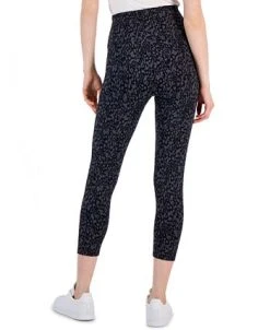 Style & Co Women's Printed High Rise Capri Pull-On Leggings, Created For Macy's -Anne Klein Sales Store 23567710 fpx