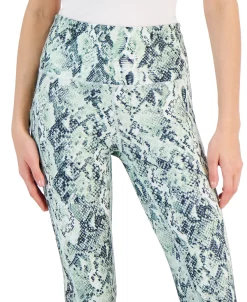 ID Ideology Women's Snake-Print Cropped High-Rise Leggings, Created For Macy's 6 ID Ideology Women's Snake-Print Cropped High-Rise Leggings, Created For Macy's -Anne Klein Sales Store 23568143 fpx