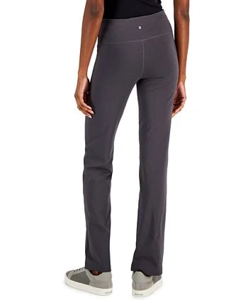 ID Ideology Women's Crisscross-Waist Flared Pants, Created For Macy's 2 ID Ideology Women's Crisscross-Waist Flared Pants, Created For Macy's - Image 2