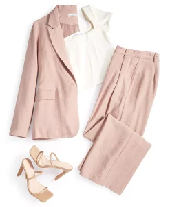 And Now This Women's High-Rise Wide-Leg Textured Trouser Pants 19 And Now This Women's High-Rise Wide-Leg Textured Trouser Pants -Anne Klein Sales Store 23568419 fpx