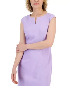 Kasper Notched-Neck Sheath Dress 12 Kasper Notched-Neck Sheath Dress -Anne Klein Sales Store 23568439 fpx 1