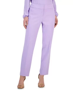 Kasper Women's Slim Straight-Leg Modern Trousers -Anne Klein Sales Store 23568445 fpx