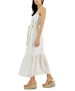 INC International Concepts Women's Square-Neck Midi Dress, Created For Macy's -Anne Klein Sales Store 23587694 fpx