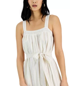 INC International Concepts Women's Square-Neck Midi Dress, Created For Macy's -Anne Klein Sales Store 23587695 fpx