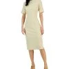 INC International Concepts Women's Ribbed-Knit Midi Dress, Created For Macy's