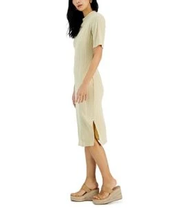 INC International Concepts Women's Ribbed-Knit Midi Dress, Created For Macy's 7 INC International Concepts Women's Ribbed-Knit Midi Dress, Created For Macy's -Anne Klein Sales Store 23587702 fpx