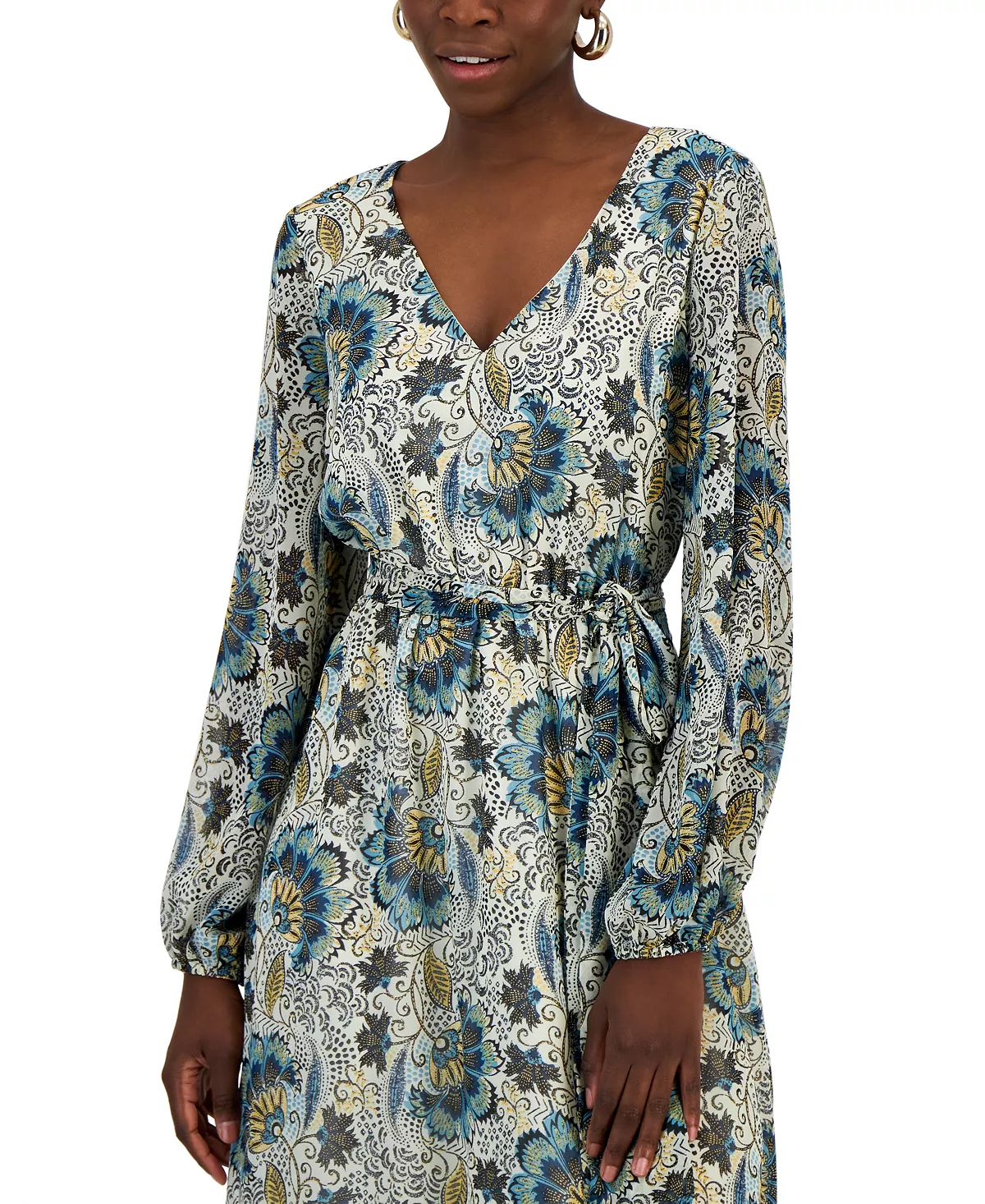INC International Concepts Women's Printed Maxi Dress, Created For Macy's 4 INC International Concepts Women's Printed Maxi Dress, Created For Macy's - Image 4