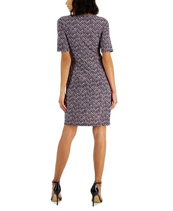 Anne Klein Women's Mary Ellen Keyhole Faux-Wrap Dress 2 Anne Klein Women's Mary Ellen Keyhole Faux-Wrap Dress - Image 2
