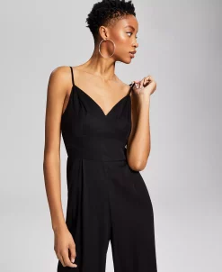 And Now This Women's Sleeveless Pull-On Wide-Leg Jumpsuit -Anne Klein Sales Store 23595130 fpx